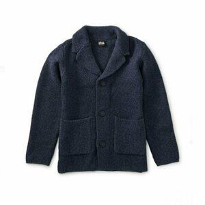 NWT Tea Collection Sweater Blazer Indigo Blue Size XS (2-3)
